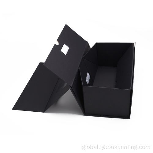 Foldable Magnetic Box Custom Corrugated Cardboard Paper Box Packaging With Window Factory